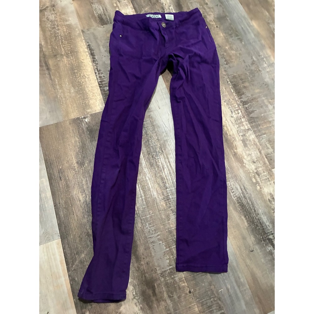 Emperial Premium Purple Skinny Pants Womens Size 11 Cotton Spandex Jewel Tone